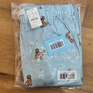 NEW J Crew Flannel Goldendoodle Family Dog Doodle Pajama Pants PJ’s
